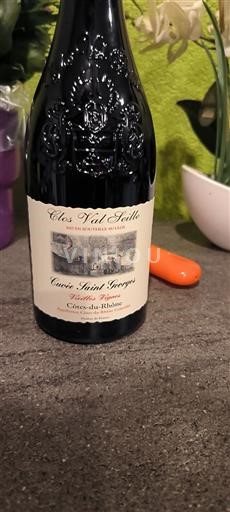 Thung lũng Rhône Côtes-du-rhône Clos Val Seille Saint Georges Không niên vụ