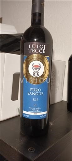 Campanie Taurasi Luigi Tecce Puro Sangue 2019