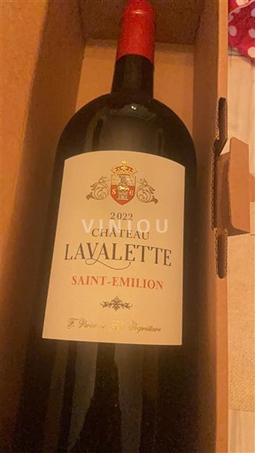 Vinhos Rouge sec Château Lavalette 2022 França Bordéus Saint-Émilion AOC