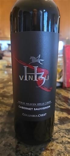 AVA Tây Bắc Mỹ Không được chỉ định Columbia Crest H3 Horse Heaven Hills Cabernet Sauvignon 2020
