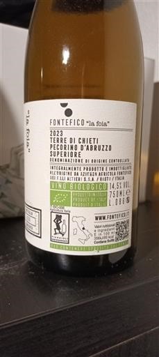 Abruzzo Đất Chieti Fontefico La Foia 2023