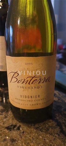 Vùng trồng nho được cấp phép California Không được chỉ định Bonterra Vineyards 2005