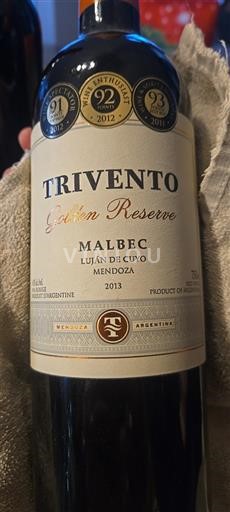 Mendoza Non specificato Trivento Golden Reserve 2013