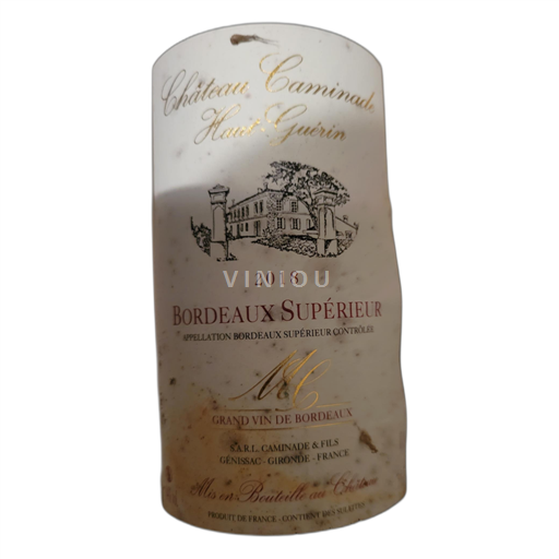 Bordeaux Bordeaux superiore Caminade Haut Guerin 2018
