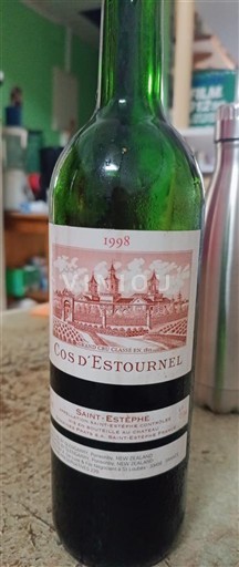 Bordeaux Saint-Estèphe Grand Cru Cos d'Estournel 1998