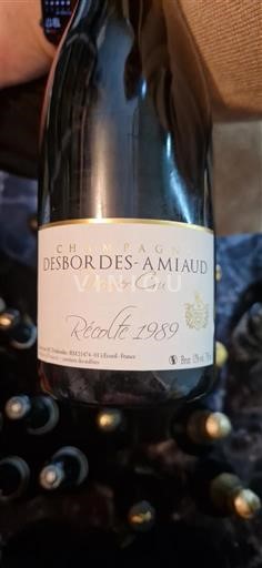 Champagne Grand Cru Desbordes-Amiaud 1989