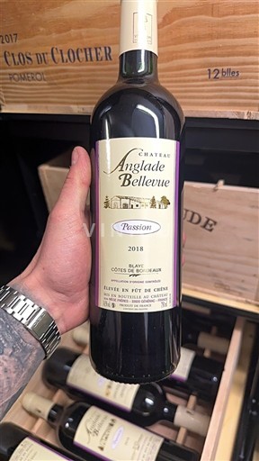 Bordoja Blaye-côtes-de-bordeaux Château Anglade Bellevue Passion 2018