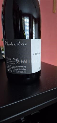 Languedoque Fitou Mas de la Roque le paradoxe 2022