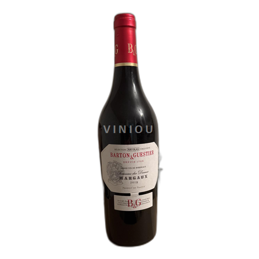 Bordeaux Margaux Barton & Guestier Terroirs des Dames 2018