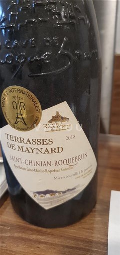 Languedoc Saint-Chinian Roquebrun Terrasses de Maynard 2018
