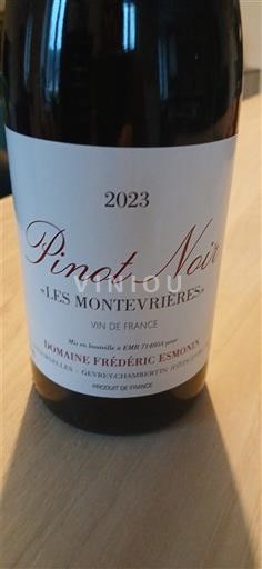 Bourgogne Domaine Frédéric Esmonin Les Montevrières 2023