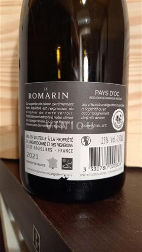 Languedoc ja Roussillon Pays d'Oc La Jaugondie et ses Vignerons Le Romarin 2021