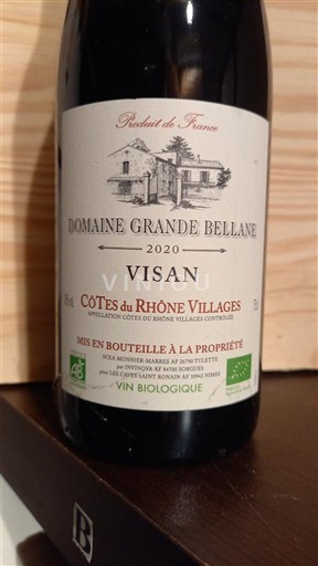 Rhône Valley Unspecified Domaine Grande Bellane Visan 2020