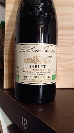 Rona dolina Ni doloceno Domaine S Pasquiers La Pierre Tombée 2020