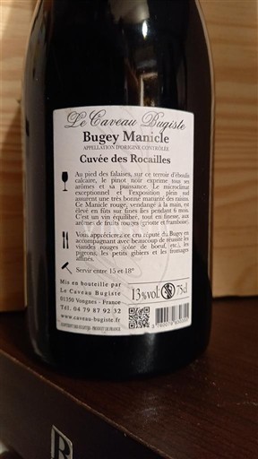 Saboya y Bugey Bugey Le Caveau Bugiste des Rocailles 2022