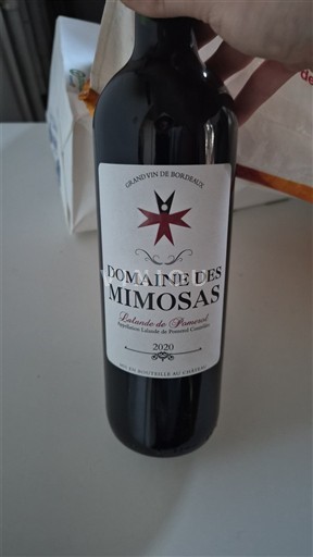 Burdeos Lalande-de-Pomerol Domaine S Mimosas 2020