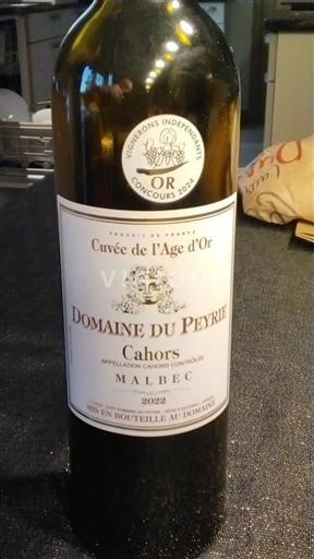 Tây Nam Cahors Domaine Peyrié de l'Age d'Or 2022