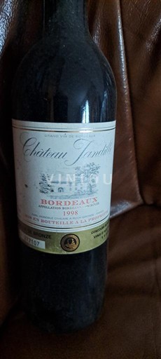 Bordeaux Château Tardivet 1998