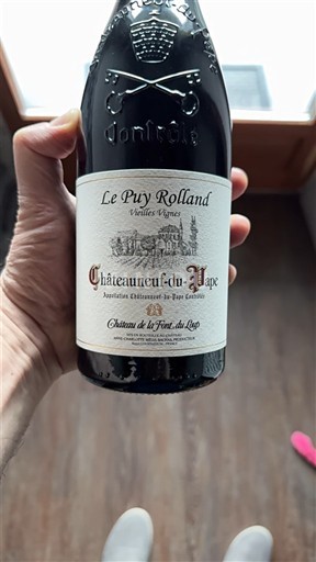 Rhônen laakso Châteauneuf-du-Pape Château La Font du Loup Le Puy Rolland 2020