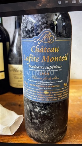 Burdeos Bordeaux superior Château Lafite Monteil 1999