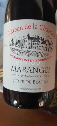 Burgundy Maranges Château La Charrière 2024