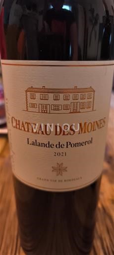 Bordeaux Lalande-de-Pomerol Château S Moines 2021