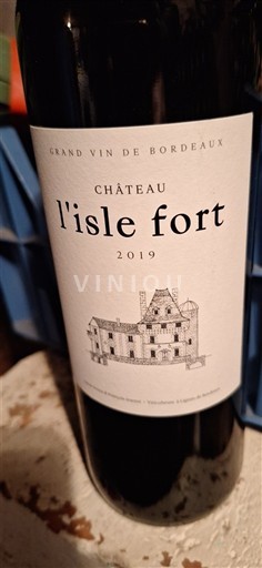 Bordeaux Bordeaux Supérieur Château L'isle fort 2019