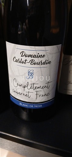 Loiretal Bourgueil Domaine Caslot-Bourdin Complètement Cabernet Franc Ohne Jahrgang