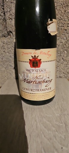 Alsace Domaine La Mittelbourg 2009
