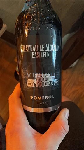 Bordeaux Pomerol Château Le Moulin Basileus 2019