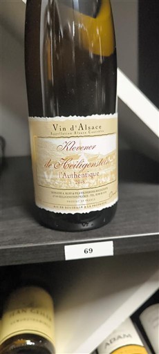 Alsace Klevener-de-heiligenstein Domaine A. Ruff & Fils L'Authentique 2018