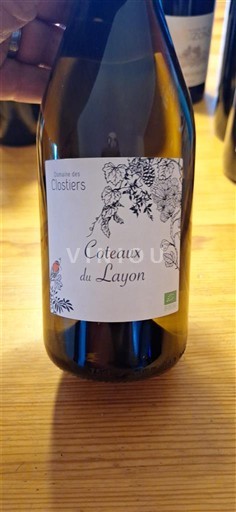 Loiren laakso Coteaux-du-Layon Les Clostiers 2024