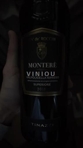 Vénétie Không được chỉ định Ca' De' Rocchi Monterè 2018