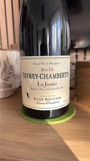 Borgogna Gevrey-Chambertin René Bouvier La Justice 2015