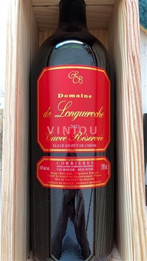 Langvedok Corbières Domaine Longueroche Réservée 2021