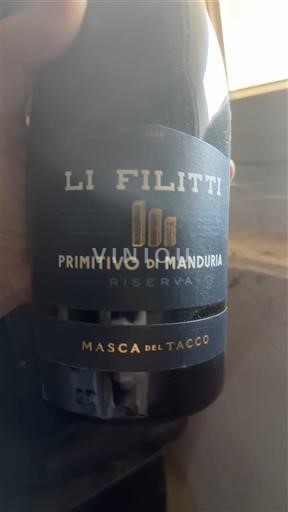 Puglia Primitivo di Manduria Masca del Tacco Li Filitti Riserva 2018