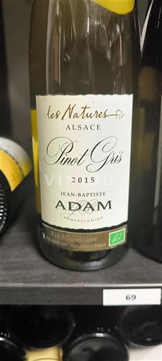 Alsace Jean-Baptiste Adam Les Natures - Pinot Gris 2015