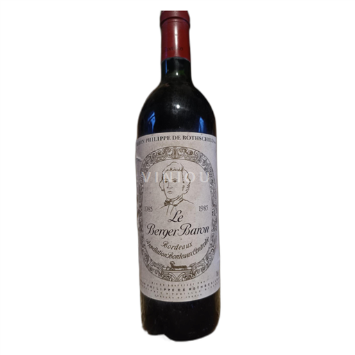 Bordeaux Baron Philippe de Rothschild Le Berger Baron 1985
