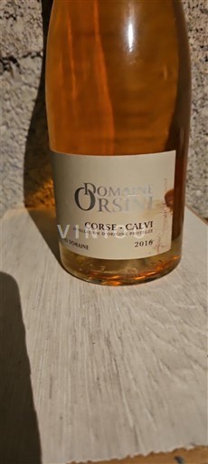 Corse Không được chỉ định Domaine Orsini 2016