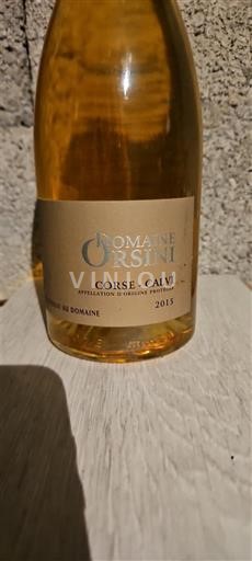 Corse Không được chỉ định Domaine Orsini 2015