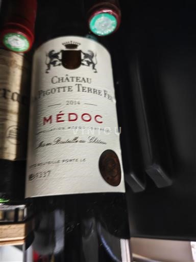 Viinit Rouge sec Château Pigotte Terre Feu 2014 Ranska Bordeaux Médoc AOC