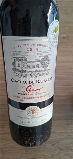 Bordeaux Graves Château Barrailh Collection Prestige 2019