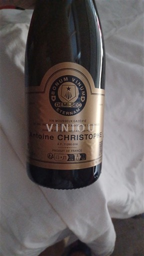 Burgund Crémant de Bourgogne Antoine Christophe Bonum Vinum Demi-Sec Ohne Jahrgang