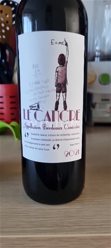 Bordeaux Ni doloceno Le Cancre 2021