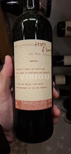 Languedoc Terrasses-du-Larzac Mas Jullien Les derniers états d'âme 2018