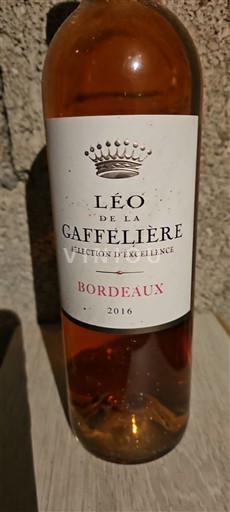 Bordeaux Léo de la Gaffelière Sélection d'Excellence 2016