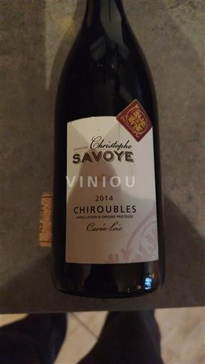 Beaujolais Chiroubles Domaine Christophe Savoye Louis 2014