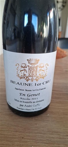 Burgund Nicht spezifiziert Premier Cru André Gaufé En Genet 2011