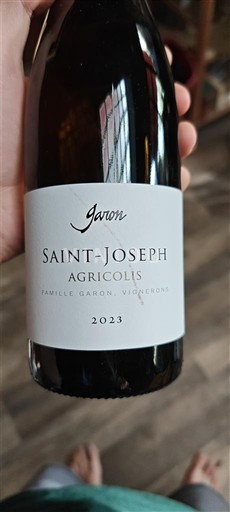 Vini Rouge sec Agricolis Garon 2023 Francia Valle del Rodano Saint-Joseph AOC