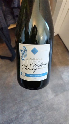Champaña Champán Didier Savry Tradition Sin añada